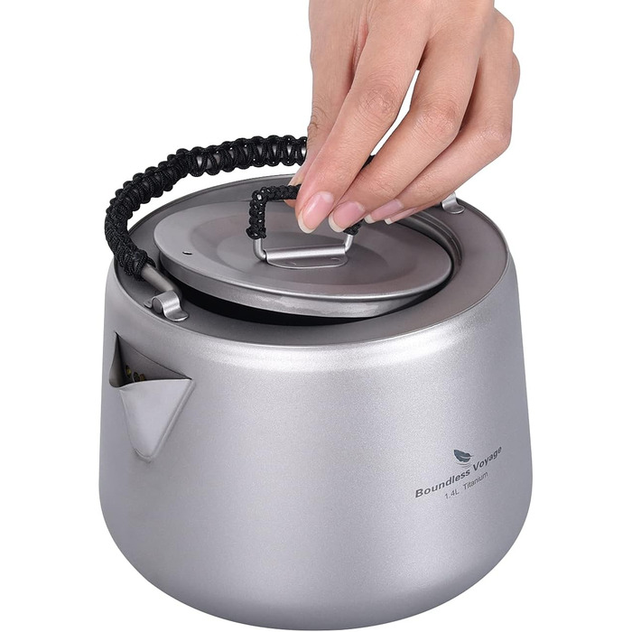 Титановый чайник iBasingo 1,4 л с фильтром