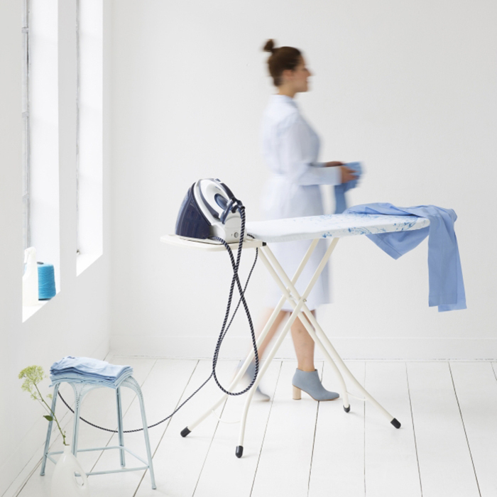 Доска со стационарной подставкой для паровой системы 124 x 45 cm (С) - 25 мм Cotton Flower Brabantia