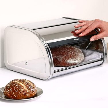 Хлебница 31,5 х 27 х 17,5 см Brilliant Steel Brabantia