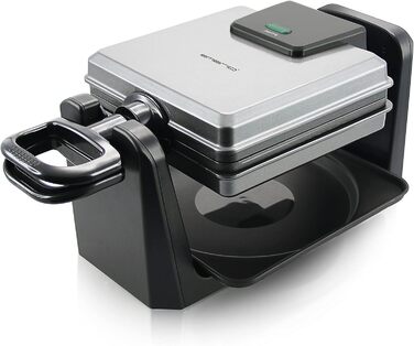 Вращающаяся вафельница для 4 бельгийских вафель 1000 Вт WM-110984.4 Emerio