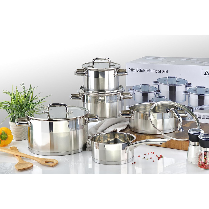 Набор из 5 кастрюль Linnuo