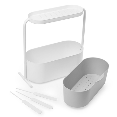 Кашпо для комнатных растений 34х34,5х14,3 см белое Giardino Umbra