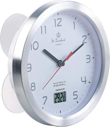 Часы для ванной 17 см Silver St. Leonhard