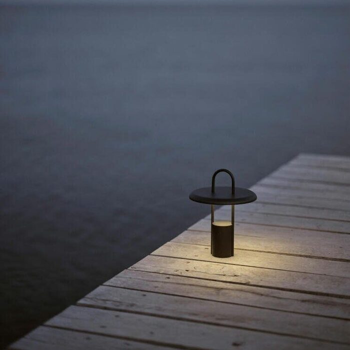 Портативный светодиодный светильник 25 см Black Pier Stelton