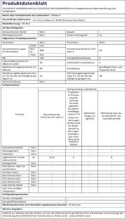 Мини-холодильник с автоматической разморозкой 45 л Stillstern
