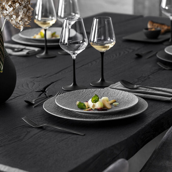 Тарелка обеденная 27 см, серая Manufacture Rock Granit Villeroy & Boch