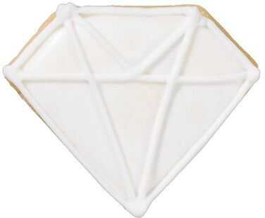 Форма для печенья в виде бриллианта маленькая, 4,5 см, RBV Birkmann