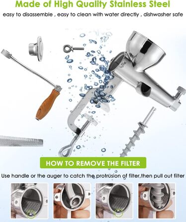 Ручная соковыжималка из нержавеющей стали Moongiantgo