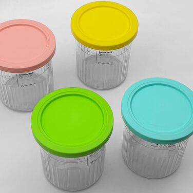 Набор контейнеров для мороженицы 4 предмета Aumua CREAMi Deluxe Ninja