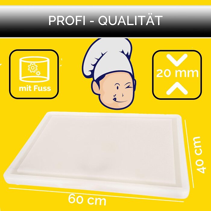 Разделочная доска 60 x 40 x 2 см Gastronette