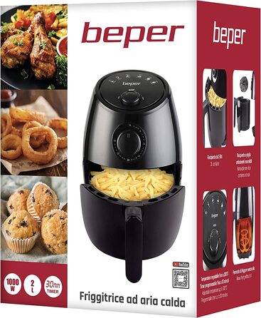 Фритюрница BEPER / 1000 Вт / 2 л