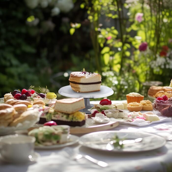 Вращающаяся тарелка для торта 30,5 х 13 см Silver Relaxdays