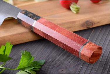 Поварской нож> из 67 слоев дамасской стали 20 см GRÄWE