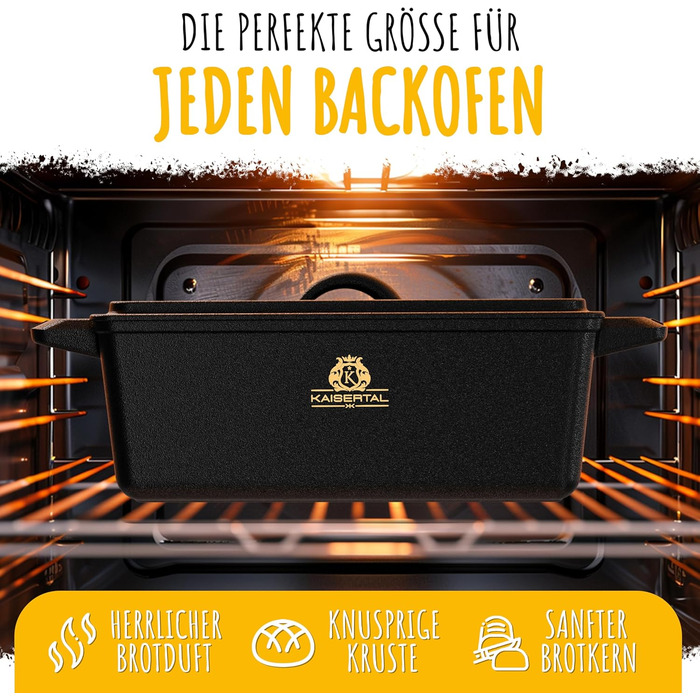 KAISERTAL Набор форм для выпечки хлеба 2 предмета чугун KAISERTAL