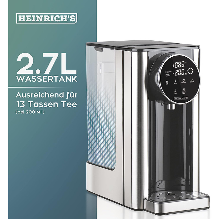 Дозатор горячей воды 2,7 л 2600 Вт HWS 8731 Heinrich´s