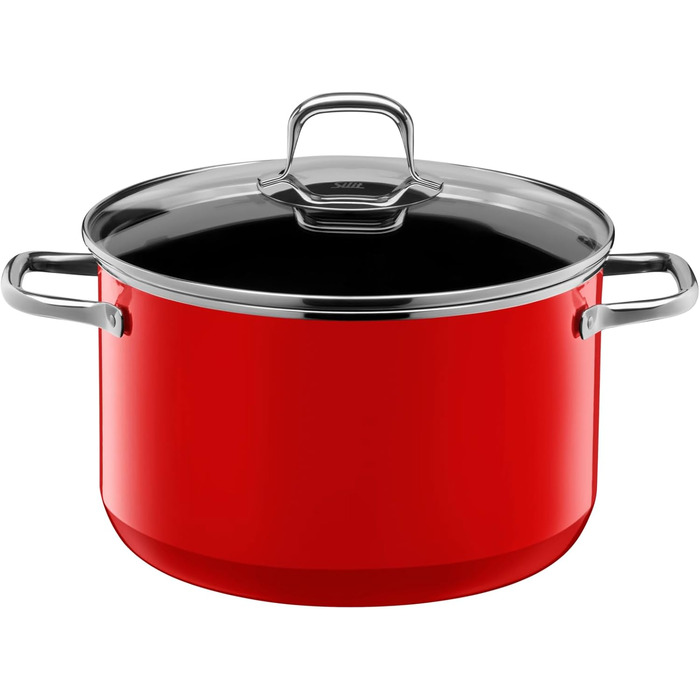 Набор кастрюль 4 предмета Red Elegance Line Silit