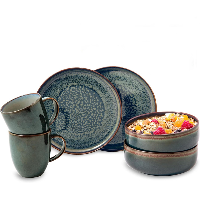 Набор посуды для завтрака на 2 персоны, 6 предметов Crafted Breeze Villeroy & Boch