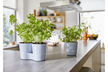 Двойной горшок для растений Nordic Green Hydro Herbs Mepal