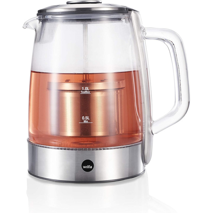 Электрочайник с заварником 1,25 л Wilfa