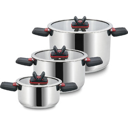 Набор из 3 кастрюль Sma-Line Linnuo