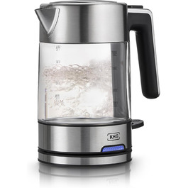 KHG Электрочайник 1 л 2200 Вт стекло/нержавеющая сталь WK-106 GE KHG