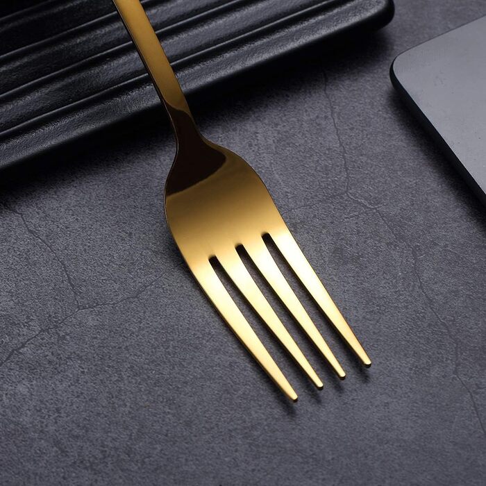 Набор столовых приборов 30 предметов Gold HOMQUEN