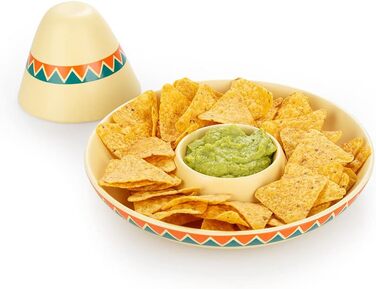 Тарелка в форме сомбреро 24 см, желтая Balvi