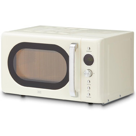 KHG Микроволновая печь 20 л в ретро дизайне металл/стекло/пластик KHG