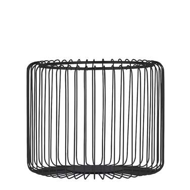 Корзина L 20 х 25 см черная матовая Estra Blomus