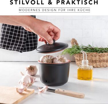 Набор горшков для хранения 3 предмета Black Römertopf