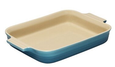 Блюдо прямоугольное 32 см, карибский Le Creuset