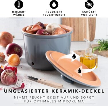 Горшок для хранения 2,8 л Grey Römertopf