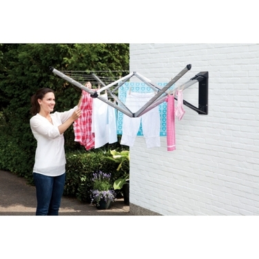 Настенная сушилка для белья с чехлом, 24 м навески WallFix Brabantia