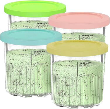 Набор контейнеров для мороженицы 4 предмета Aumua CREAMi Deluxe Ninja