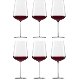 Набор бокалов для красного вина 742 мл 6 предметов Vervino Bordeaux Schott Zwiesel