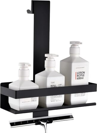 Душевая полка 40 х 30 х 15 см Matt Black HomeHeng