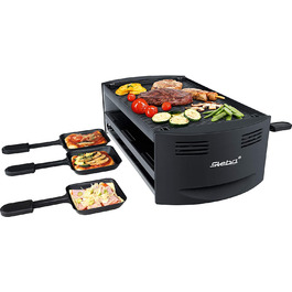 Гриль-раклетница с антипригарным покрытием Pizza Raclette RC 6 Steba