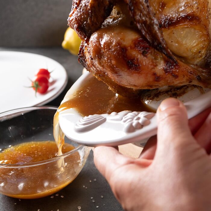 Ростер для курицы 25 x 18 см White Chiko Römertopf