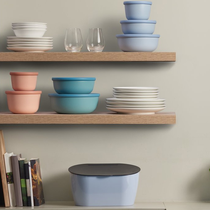 Набор контейнеров высоких, 4 предмета Nordic Blush Cirqula Mepal