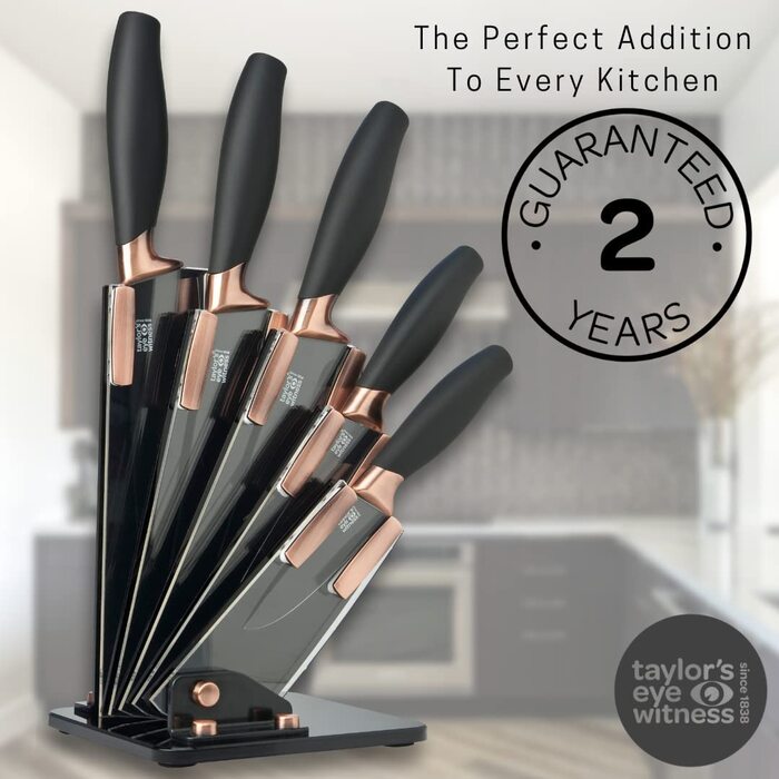 Набор ножей с подставкой 5 предметов Taylor's Eye Witness