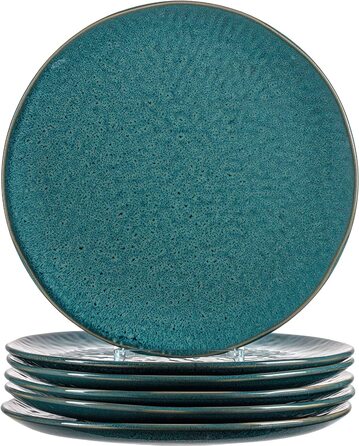 Набор керамических тарелок 27 см 6 предметов Blue Materia LEONARDO HOME