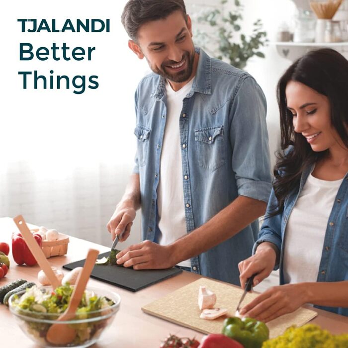 Набор из 3 разделочных досок из дерева TJALANDI