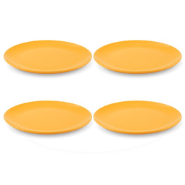 Набор тарелок 25 см, 4 предмета, желтый Happymix Friesland