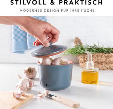 Набор горшков для хранения 3 предмета Grey Römertopf