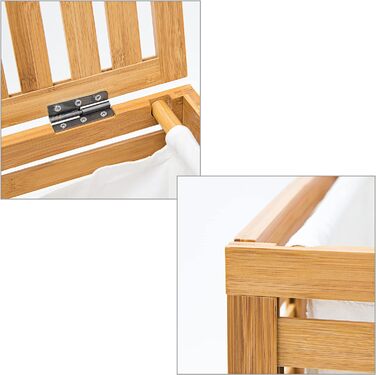 Корзина для белья 100 л Natural Relaxdays