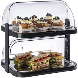 Холодильная витрина 44 x 44 x 32 см Black APS