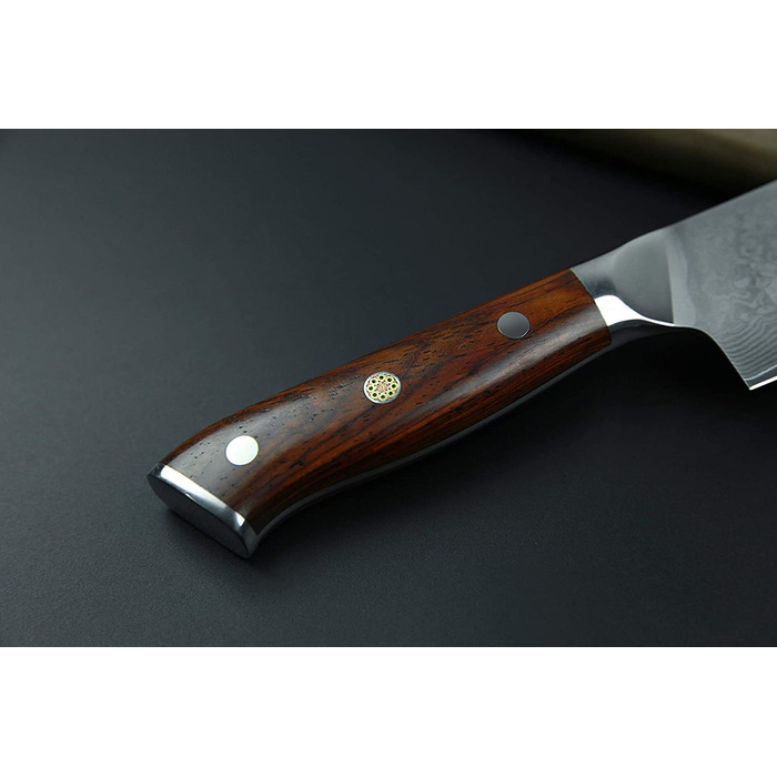 Нож Сантоку из дамасской стали 17,6 см DI SCHNEIDWERK