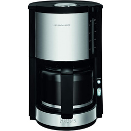 Кофеварка 1.25 л 1100 Вт, черная Proaroma Plus KM321 Krups