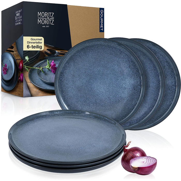 Набор из 6 тарелок 27 см Blue Vida Moritz & Moritz