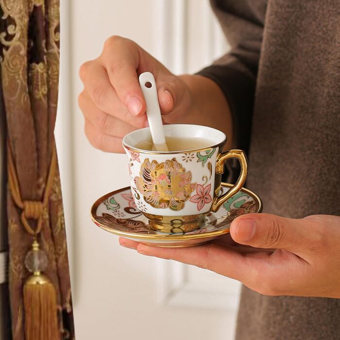 Чайный сервиз на 6 персон/14 предметов Pink CHANJOON